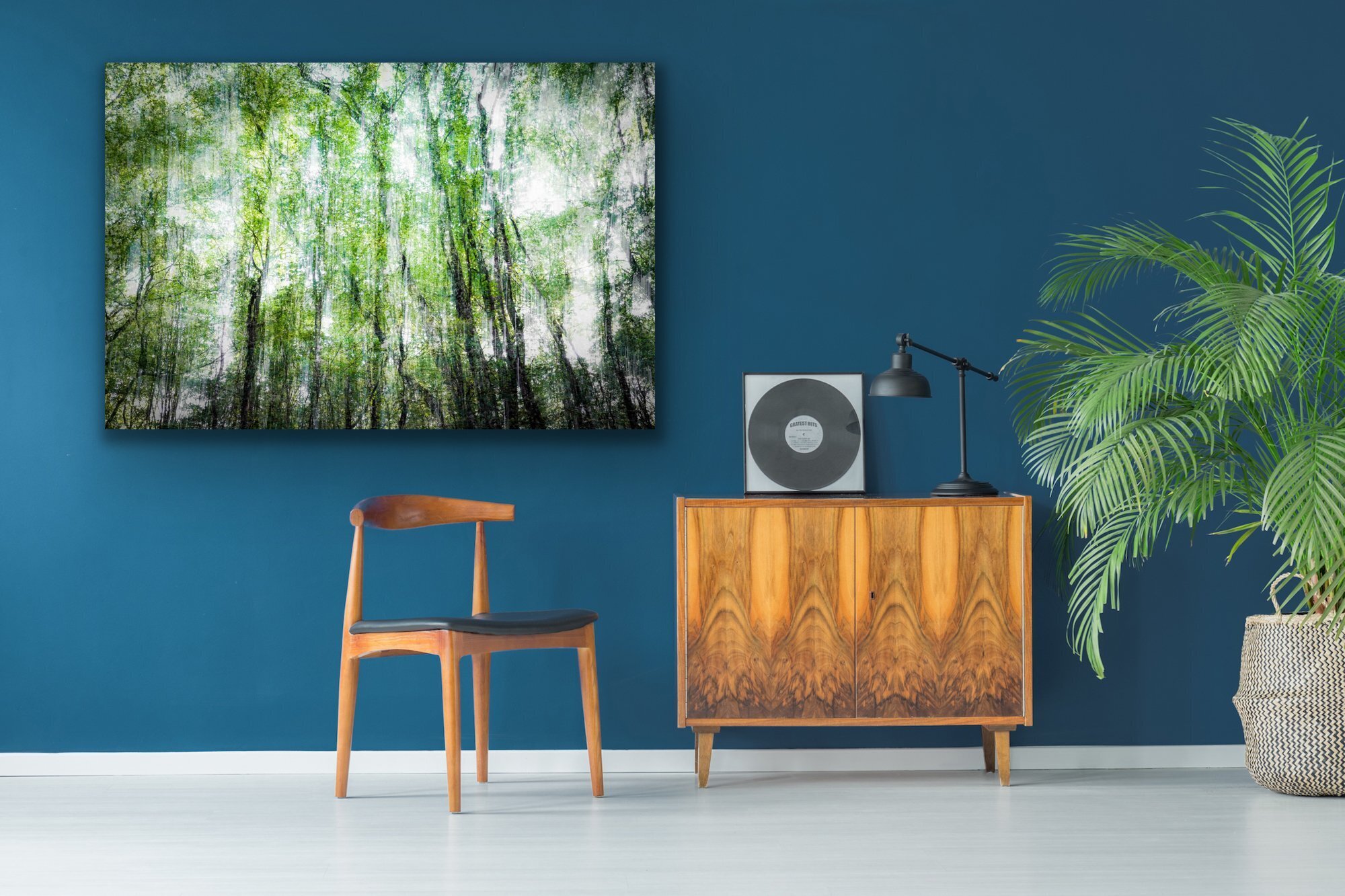 Installation bureau avec photographie montagne Boris Molinier