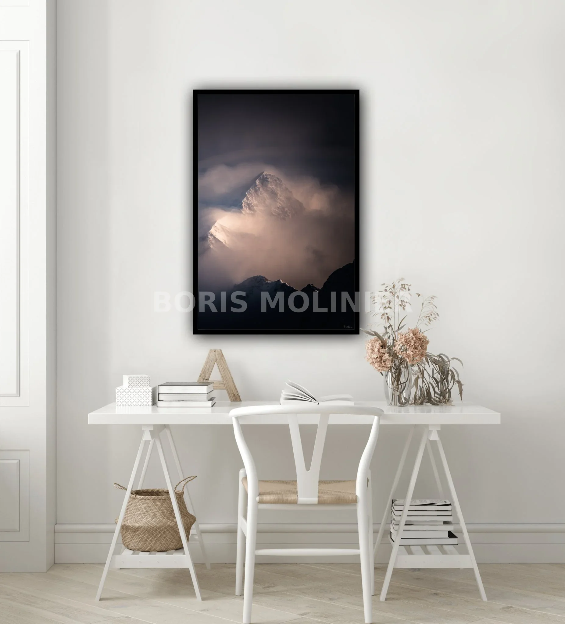 Ambiance mystique sur l'Aiguille de Bionnassay — Mise en situation