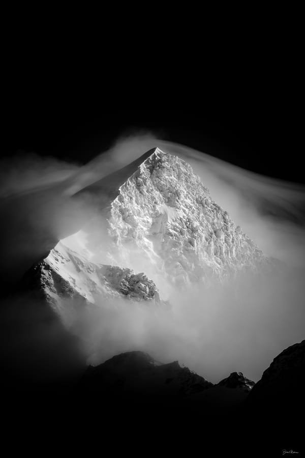 Bionnassay immaculée — Photographie d'art par Boris Molinier