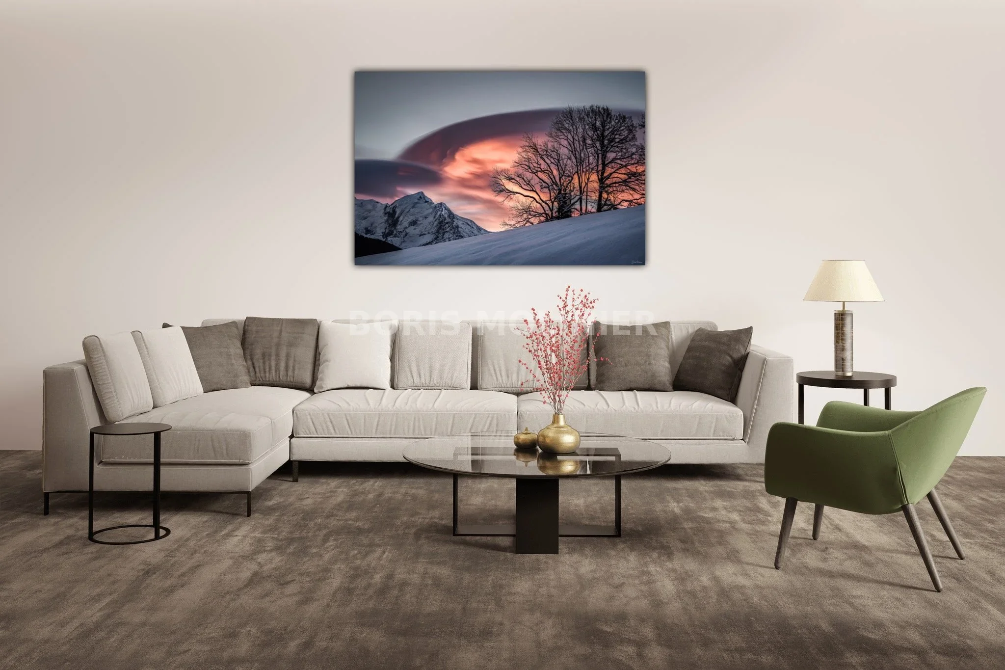 Bionnassay sunrise — Mise en situation