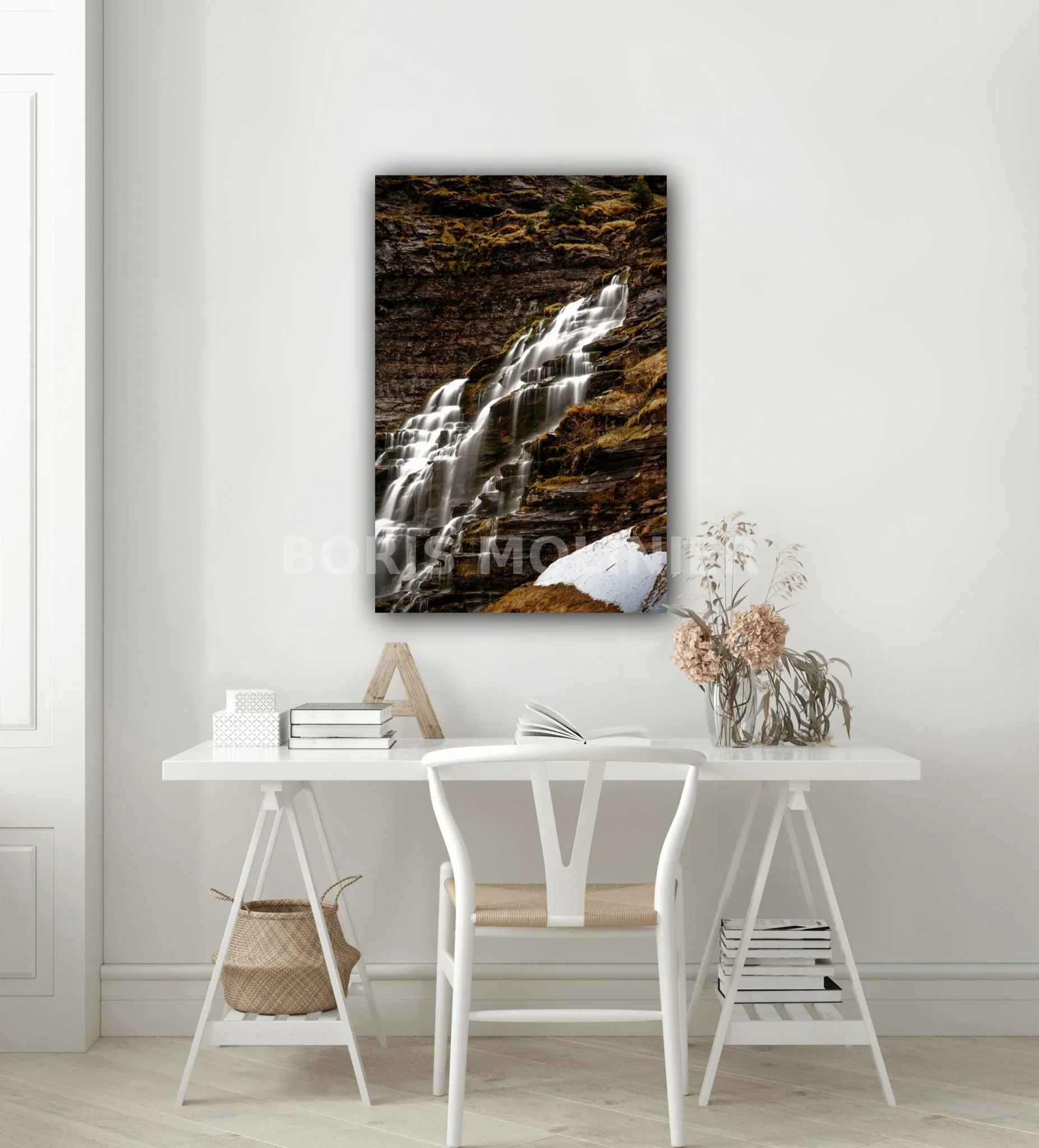 Cascade d'Automne — Mise en situation