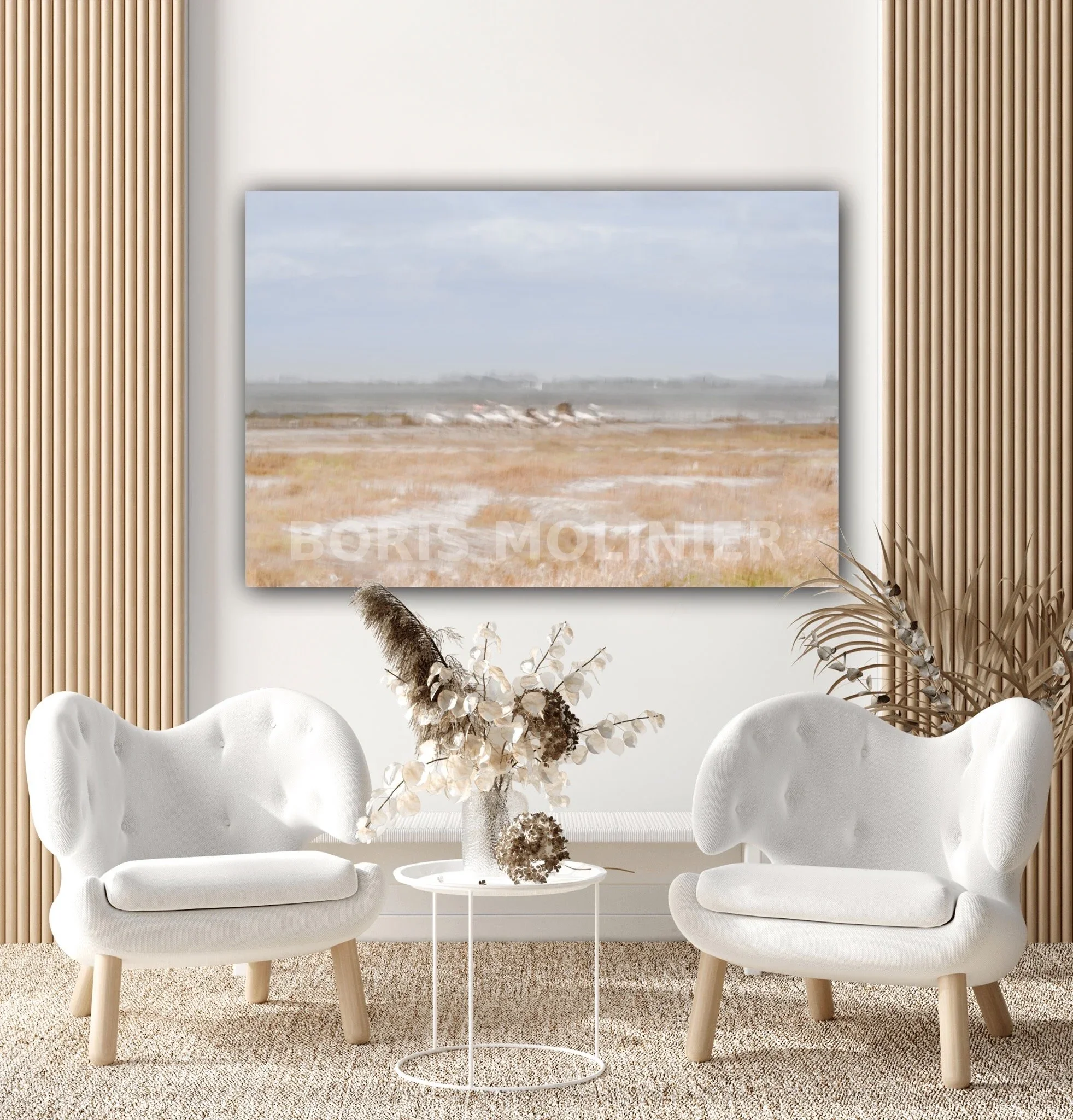 Chevauchée flou en Camargue — Mise en situation