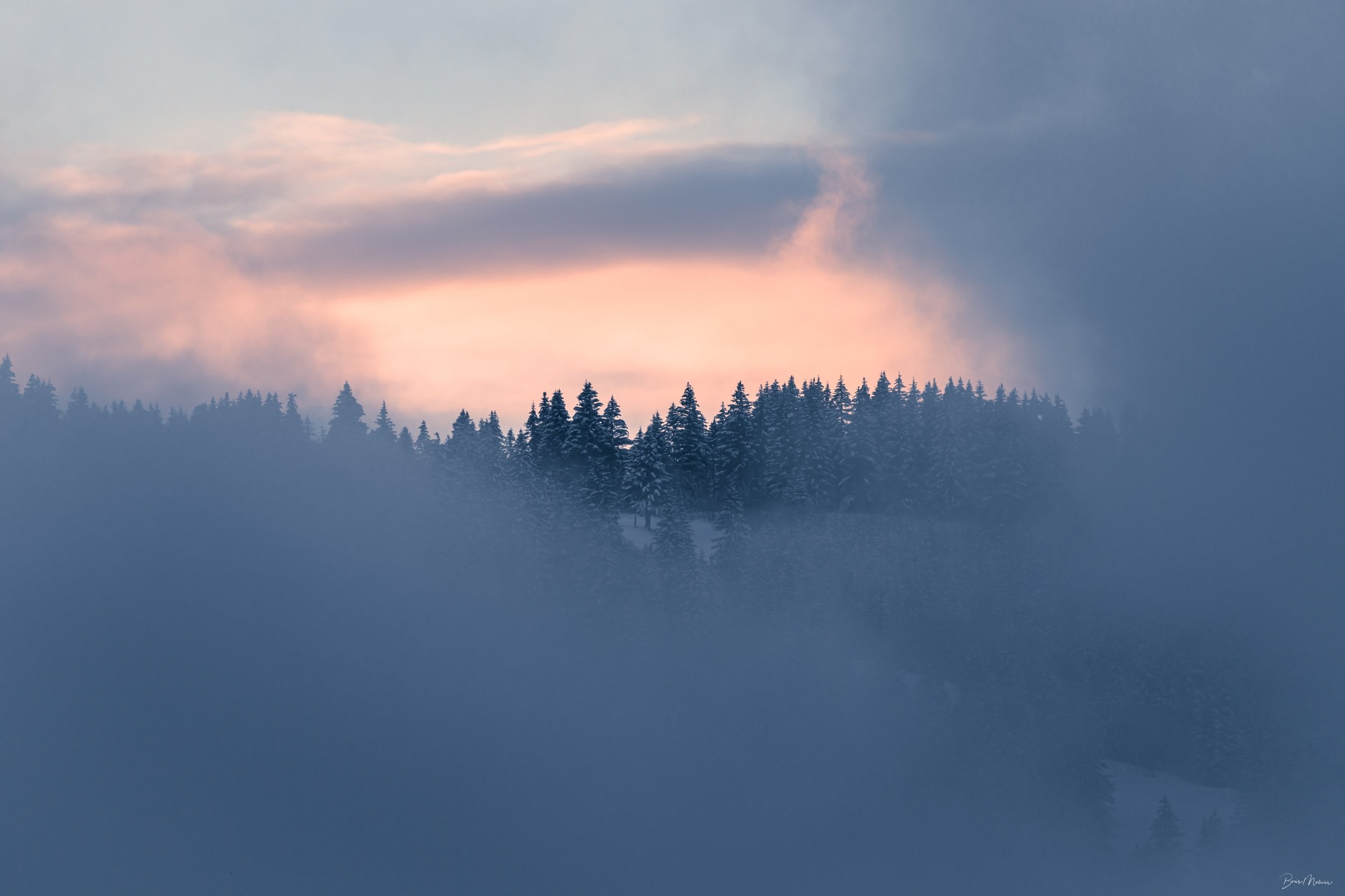 Dernier baiser du soleil — Photographie d'art par Boris Molinier
