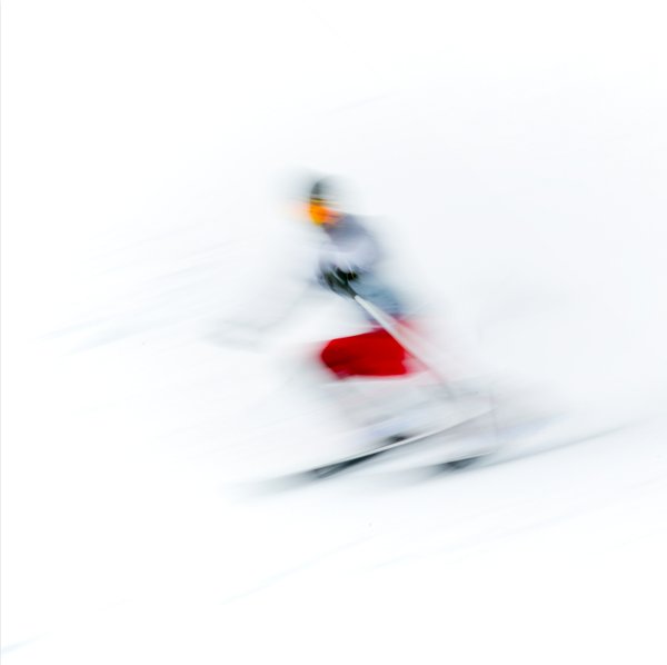 Le Skieur — Photographie d'art par Boris Molinier