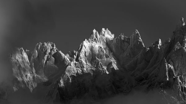 Les Aiguilles de Chamonix — Photographie d'art par Boris Molinier